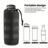 Túi đựng chai nước thể thao chống mài mòn, dây rút Molle, carabiner - Hydrat hoá du lịch 7