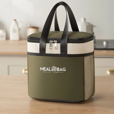 Túi đựng cơm giữ nhiệt MEAL BAG lót giấy bạc, lớp vải cách nhiệt - Giá 69.000đ
