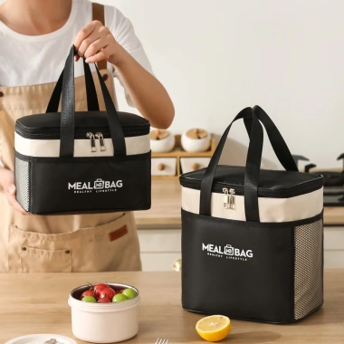 Túi đựng cơm giữ nhiệt MEAL BAG lót giấy bạc, lớp vải cách nhiệt - Giá 69.000đ