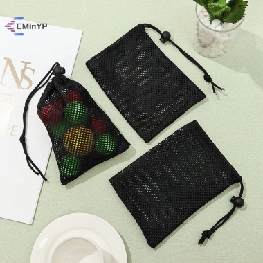 Túi đựng dây rút lưới đen đa năng - Du lịch, giặt, hoạt động ngoài trời, giá chỉ 22.248₫