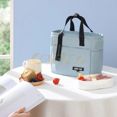 Túi đựng đồ ăn trưa cách nhiệt, có ngăn đựng nước đá, di động - Giá 155.000đ