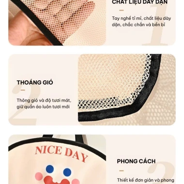 Túi Đựng Đồ Đa Năng Nhà Niêu NA30 - Túi Lưới Treo Tường Tiện Lợi, Giá 34,582₫
