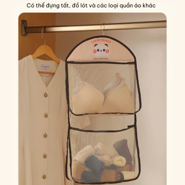 Túi Đựng Đồ Đa Năng Nhà Niêu NA30 - Túi Lưới Treo Tường Tiện Lợi, Giá 34,582₫