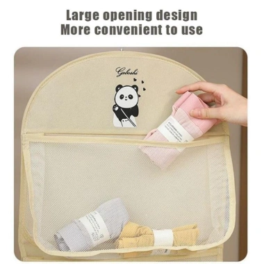 Túi đựng đồ lót HOBBYHUB 2/3 lớp có móc treo tất, dụng cụ sắp xếp tủ quần áo dung tích lớn, giá 50.112 VND