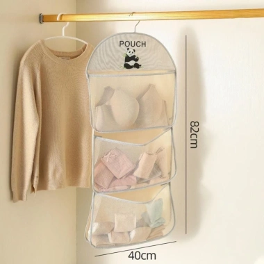 Túi đựng đồ lót MOBANINA có móc treo tất 2‑3 lớp, dụng cụ sắp xếp tủ quần áo dung tích lớn 6 Túi đựng đồ lót MOBANINA có móc treo tất 2‑3 lớp, dụng cụ sắp xếp tủ quần áo dung tích lớn 6