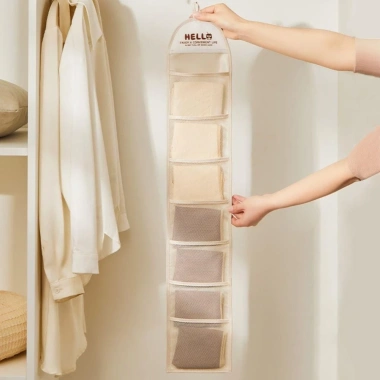 Túi đựng đồ lót URJUMPEA + Hộp 7 lưới treo tủ quần áo – Giá 53.352đ