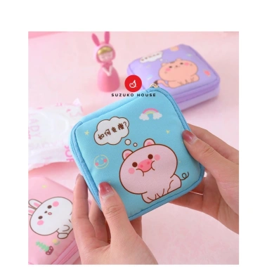 Túi đựng đồ trang điểm cá nhân mini chống nước, băng vệ sinh bvs TDB08 cute, tiện lợi, nhỏ gọn 6
