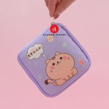 Túi đựng đồ trang điểm cá nhân mini chống nước, băng vệ sinh bvs TDB08 cute, tiện lợi, nhỏ gọn 10