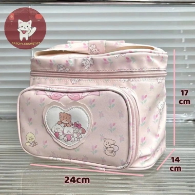 Túi Đựng Đồ Trang Điểm Cỡ Lớn Họa Tiết Hoạt Hình, Khóa Kéo, Giá 118.000 VND 8