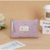 Túi đựng đồ trang điểm vải nhỏ gọn màu hồng baby - Giá chỉ 45.000 VNĐ, giảm mạnh 6