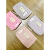 Túi đựng đồ trang điểm vải nhỏ gọn màu hồng baby - Giá chỉ 45.000 VNĐ, giảm mạnh 8
