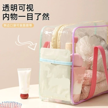 Túi đựng đồ vệ sinh cá nhân PVC trong suốt 2 kích cỡ - Du lịch tiện lợi, giá ưu đãi 54.400 VND