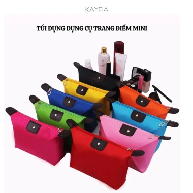 Túi Đựng Dụng Cụ Trang Điểm Chống Thấm Khóa Kéo Đa Dụng Nam Nữ - Giá 11.000₫