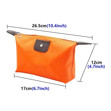 Túi Đựng Dụng Cụ Trang Điểm Chống Thấm Khóa Kéo Đa Dụng Nam Nữ - Giá 11.000₫