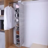 Túi Đựng Giày 10 Ngăn Treo Tường Vải Không Dệt Trong Suốt, Sức Chứa Lớn Nữ 9
