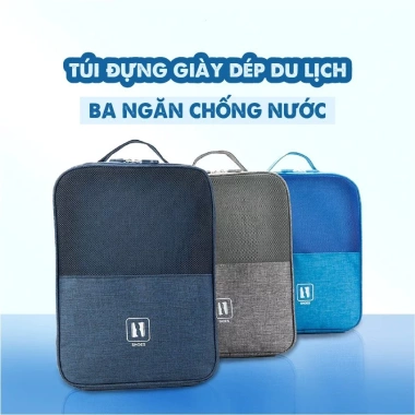 Túi đựng giày 3 ngăn Ximo du lịch thể thao - Giá ưu đãi 119.000₫