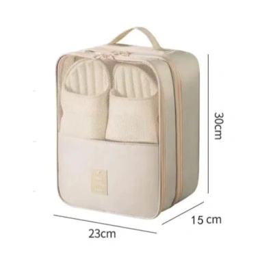 Túi Đựng Giày Benytro 3 Lớp Polyester Dây Kéo Di Động - Hộp Du Lịch Nam Nữ