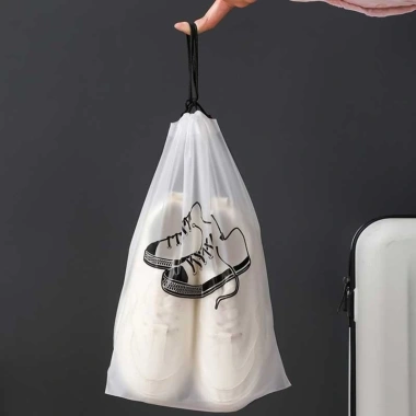 Túi đựng giày chống bụi trong suốt 10/20/30 Túi dây rút du lịch, chỉ 44.899 VND 6