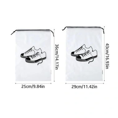 Túi đựng giày chống bụi trong suốt 10/20/30 Túi dây rút du lịch, chỉ 44.899 VND 9