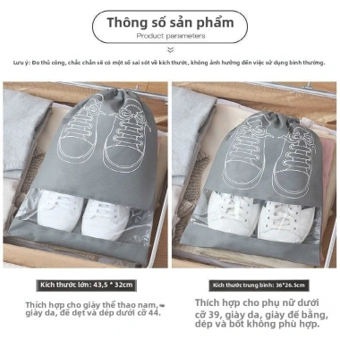 Túi Đựng Giày Dây Rút Chống Bụi Chống Ẩm - Tiện Lợi Cho Du Lịch, Giá 71.280₫ 7