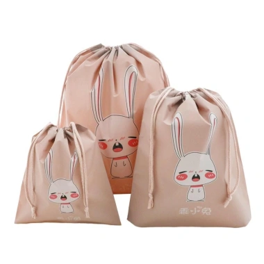 Túi đựng giày dây rút đa kích thước hoạt hình trong suốt chống bụi, du lịch và kinh doanh - Giá 28,080