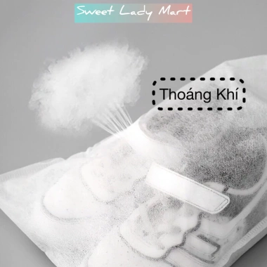 Túi đựng giày dây rút đa năng - Bảo quản du lịch, chống bụi ẩm, gọn nhẹ, giá chỉ 9.000 VND 2