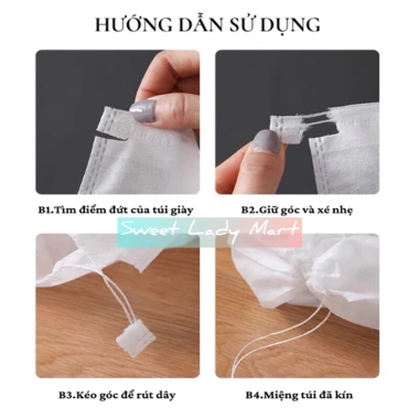 Túi đựng giày dây rút đa năng - Bảo quản du lịch, chống bụi ẩm, gọn nhẹ, giá chỉ 9.000 VND 7