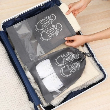 Túi đựng giày dây rút tiện lợi, bảo vệ giày khi du lịch - Giá chỉ 10.000₫