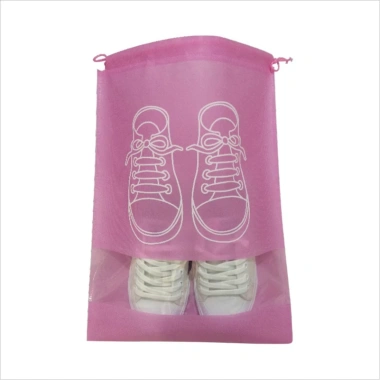 Túi đựng giày dép chống bụi dây rút tiện lợi Set 5 túi 35.5x27 cm, chỉ 25.000₫ 5