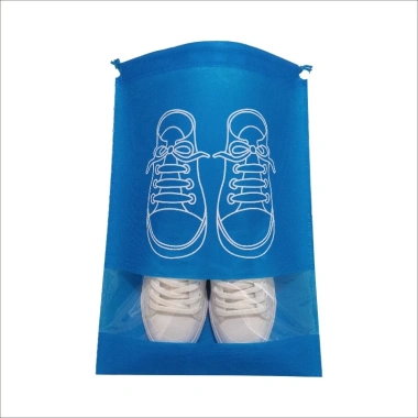 Túi đựng giày dép chống bụi dây rút tiện lợi Set 5 túi 35.5x27 cm, chỉ 25.000₫ 9