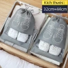 Túi Đựng Giày Dép Dây Rút Chống Bụi Chống Ẩm, Thoáng Khí, Tái Sử Dụng - Giá Ưu Đãi 15.000₫ 9