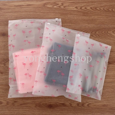 Túi Đựng Giày Dép, Đồ Lót, Mỹ Phẩm Du Lịch EVA Trong Suốt Chống Thấm Nước Họa Tiết Hồng Hạc - Nhỏ Gọn, Giá 7.982đ