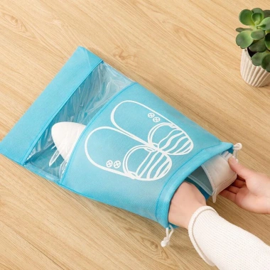 Túi đựng giày dép du lịch đa năng, miệng dây rút tiện lợi, nhiều màu, giá chỉ 6.500đ 3