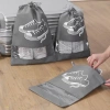 Túi Đựng Giày Dép Du Lịch Dây Rút Vải Dày Chống Bám Bụi, Ẩm Mốc - Giá 16.000 2