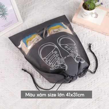 Túi đựng giày dép du lịch Rakunet – Bảo quản chống bụi bẩn, ẩm mốc, có dây treo vali