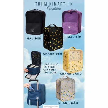 Túi Đựng Giày Dép Du Lịch Thể Thao 3 Ngăn Chống Nước Phong Cách Hàn TDG01 - Giá 93.750₫ 2