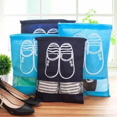 Túi Đựng Giày Dép X3 Dây Rút Chống Bụi Ẩm Mốc - Du Lịch Giá 6.048 VND