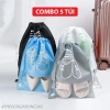 Túi Đựng Giày Du Lịch 5-10 Túi Dây Rút Chống Bụi Ẩm Mốc Gọn Gàng 32x44cm