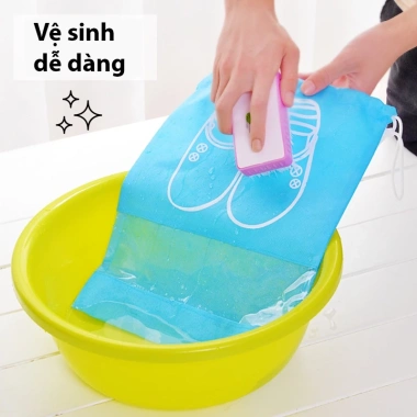 Túi Đựng Giày Du Lịch 5-10 Túi Dây Rút Chống Bụi Ẩm Mốc Gọn Gàng 32x44cm