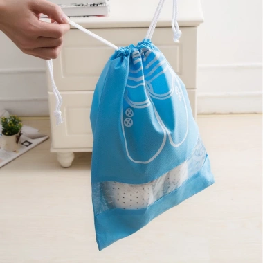 Túi Đựng Giày Du Lịch 5-10 Túi Dây Rút Chống Bụi Ẩm Mốc Gọn Gàng 32x44cm