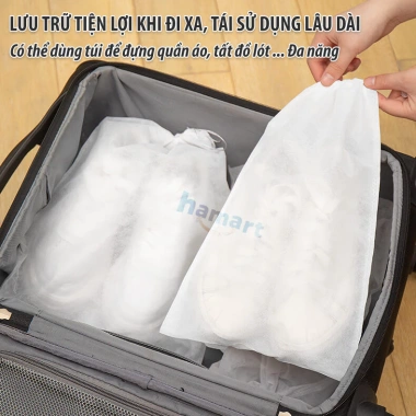 Túi Đựng Giày Du Lịch Dây Rút, Thoáng Khí, Chống Bụi, Giày Đá Bóng Thể Thao - 9.900 VND 5