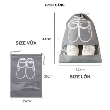 Túi đựng giày du lịch dây rút, tránh bám bẩn, bảo quản gọn gàng, tiện lợi - 10.000₫ 9 Túi đựng giày du lịch dây rút, tránh bám bẩn, bảo quản gọn gàng, tiện lợi - 10.000₫ 9