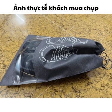 Túi đựng giày du lịch dây rút vải chống thấm nước, bụi, ẩm mốc - giá 9.800đ 7