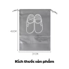 Túi đựng giày du lịch dây rút vải chống thấm nước, bụi, ẩm mốc - giá 9.800đ 10