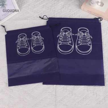 Túi đựng giày du lịch GUOUqna chống nước, có dây, tiết kiệm không gian - 27.485₫ 4