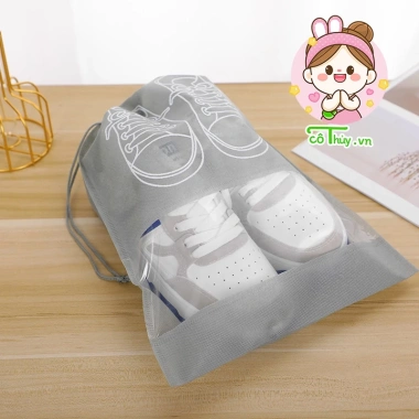 Túi Đựng Giày Du Lịch Thể Thao Đá Bánh Dây Rút Chống Bụi Bẩn Tiện Lợi Bỏ Vali - 20.000đ 4 Túi Đựng Giày Du Lịch Thể Thao Đá Bánh Dây Rút Chống Bụi Bẩn Tiện Lợi Bỏ Vali - 20.000đ 4