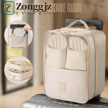 Túi đựng giày du lịch ZONGGJZ lưới thoáng khí, treo di động, dung tích lớn, tiết kiệm không gian giá 76.032₫