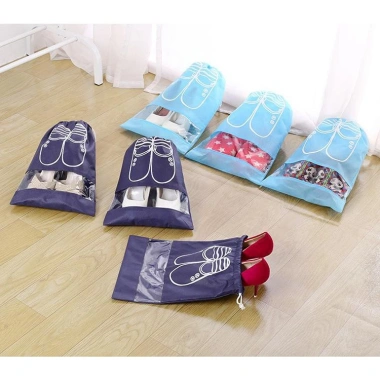 Túi Đựng Giày Hoạ Tiết Chống Bẩn PN001 - Tiện Lợi Du Lịch, Giá 5.000đ 2