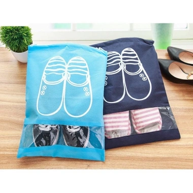 Túi Đựng Giày Hoạ Tiết Chống Bẩn, Tiện Lợi Dây Rút Dùng Nhiều Lần - Du Lịch 8.5k