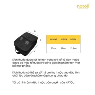 Túi đựng giày thể thao NATOLI nhiều ngăn, tiện du lịch BST Elite Shoe Bag T28 - 169.000₫